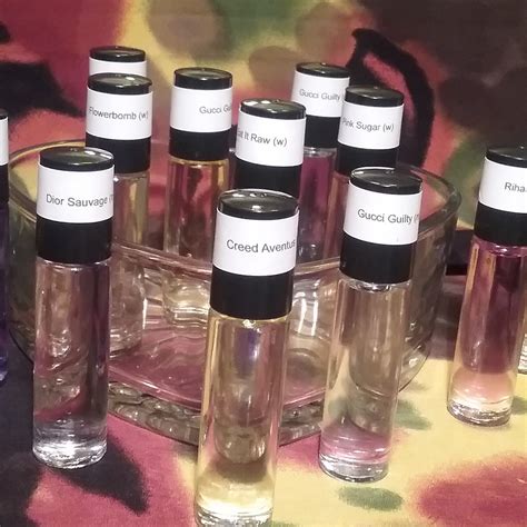 imported designer type perfume oils.